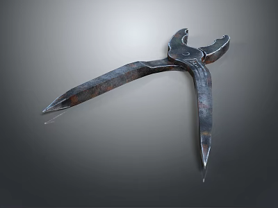 Durable Hardware Tools Heavy Duty Adjustable Metal Pliers For Industrial Applications 3d model