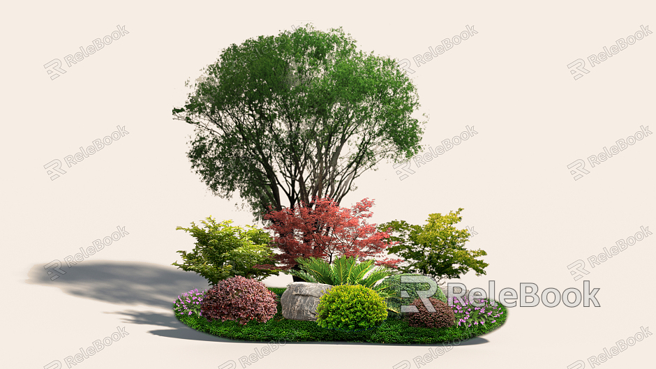 Modern Plants Landscape Plants model