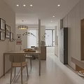 Modern Apartment Living Room Interior With Sofa Coffee Table TV Wall And Decorative Chandelier
