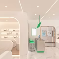Modern Beauty Hair Salon Interior With Reception Area And Waiting Lounge