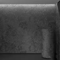 Gray Concrete Wall Component With Modern Industrial Texture And Smooth Design Structure 3d model