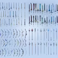 Various Fantasy Weapon Collection with Swords Bows Staves and Daggers Arranged Neatly