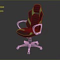 Black and Green Office Chair with High Back Ergonomic Design Armrests and Rolling Wheels