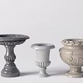 Garden Ornamental Planters With Various Designs And Intricate Carvings For Outdoor Decor