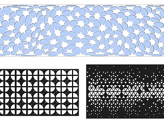 Modern Background Wall Perforated Panel Architectural Skin 3d model