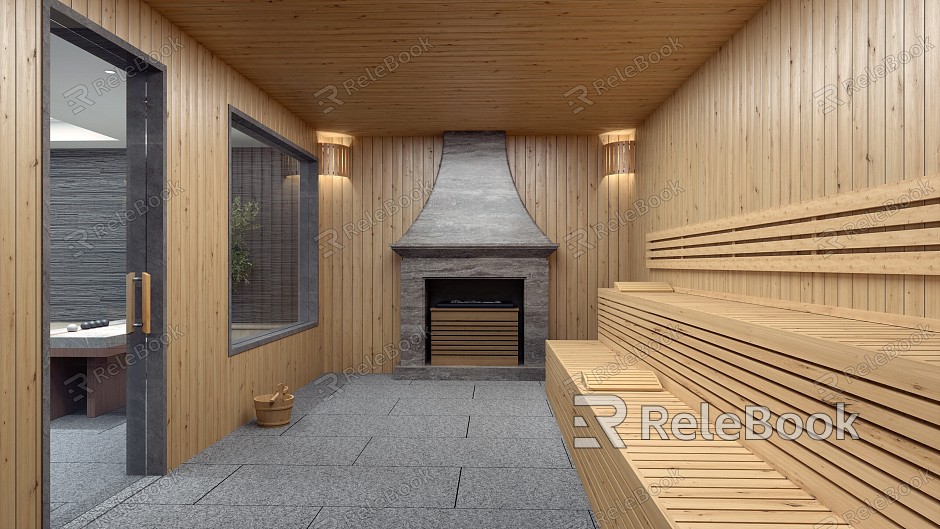 Male Sauna Room model