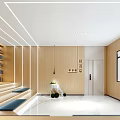 Book Art Modern Interior Design With Floor To Ceiling Bookshelves And Curved Seats