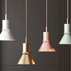 Modern chandelier 3d model