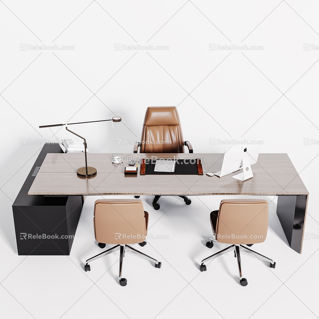 Office Desk and Chair Office Desk and Chair 3d model