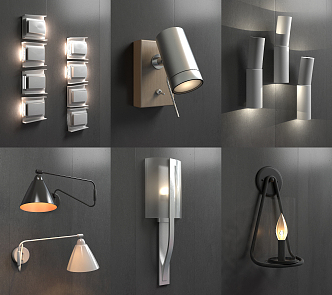 Modern wall lamp 3d model