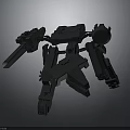 Mechanical Robot Character With Intricate Mechanical Arms Legs And 3D Model Design