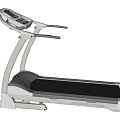 Modern Fitness Treadmill With Electronic Display And Control Panel For Home Gym