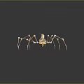 Modern machine spider robot steampunk spider robot mecha spider 3d model
