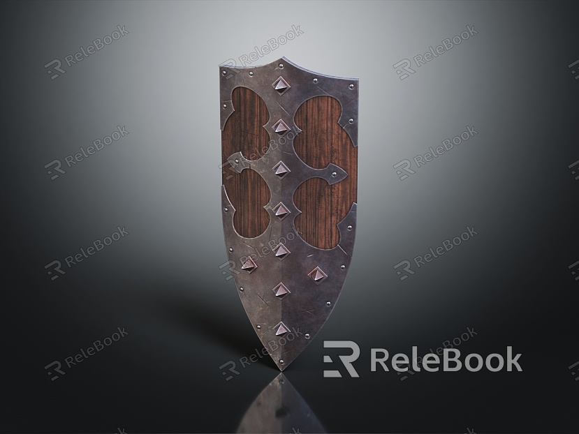 European Shield Medieval Shield Ancient Shield model