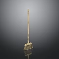 Modern broom 3d model