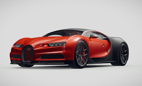 Bugatti ChironSport2019 3d model