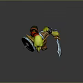 Modern Game Character Goblin Monster Alien 3d model