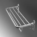 Towel Rack Bath Towel Rack Hardware Hanging Bathroom Rack 3d model