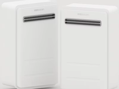 Breville White Kitchen Appliances With Sleek Design And Modern Style 3d model
