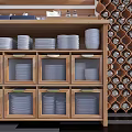 Modern Workbench Bar Service Workbench 3d model
