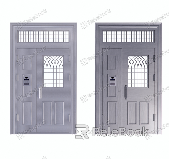 Modern child door stainless steel unit door corridor door model