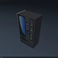 Public Vending Machine With Digital Display Screen And Colorful Selection Buttons For Convenient Access