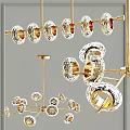 Modern chandelier 3d model