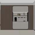 Modern Restaurant Interior Design With Open Layout Wooden Cabinets Island Counter And Coffee Appliances