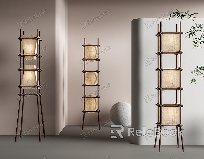 New Chinese floor lamp model