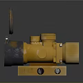 Infrared Steiner Laser Pistol Light Source Firearm Sight Firearm Device 3d model