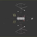 Cosmic Aerospace Spacecraft Structure Design With Modular Components And Engineering Layout