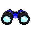 High Quality Blue And Black Binoculars Business Equipment With Optical Lenses And Adjustable Focus