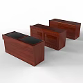 Dark Brown Wooden Conference Tables With Various Styles For Office Use