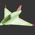 Futuristic White Spacecraft With Sleek Aerodynamic Design And Cockpit For Space Exploration Missions