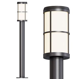 modern street lamp 3d model