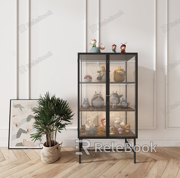 Modern Decorative Cabinet Hand Decorative Cabinet model