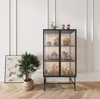 Modern Decorative Cabinet Hand Decorative Cabinet 3d model