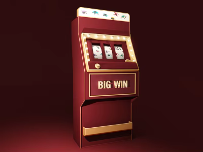 Modern game machine game machine interactive lottery machine 3d model