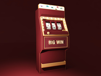 Modern game machine game machine interactive lottery machine 3d model