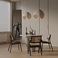 Modern table combination 3d model