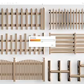 Wooden Railings Featuring Various Styles Including Vertical Horizontal And Lattice Designs
