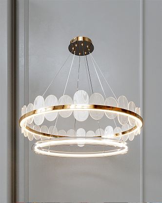 Modern chandelier 3d model