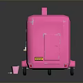 Pink Cat Ear Food Truck With Cute Exterior And Mobile Display Design