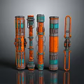 Sci-fi Items Sci-fi Components High-tech Components Sci-fi Equipment Sci-fi Scene Sci-fi Environment Game Scene 3d model