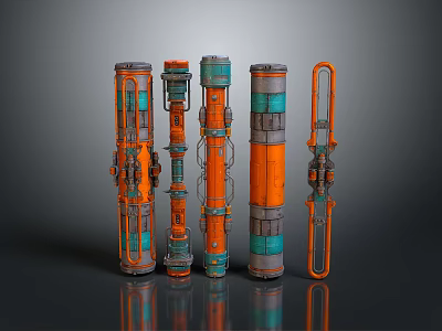 Sci-fi Items Sci-fi Components High-tech Components Sci-fi Equipment Sci-fi Scene Sci-fi Environment Game Scene 3d model