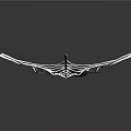 Intricate White Spider Web With Black Spider Red Mark On Dark Background