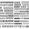 Various Types Of Decorative Fence Designs With Intricate Patterns And Classic Styles