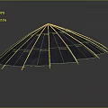 Modern hat 3d model