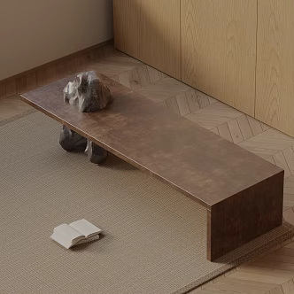 Modern shoe changing stool 3d model