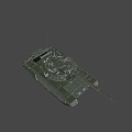 Russian main battle tank 3d model